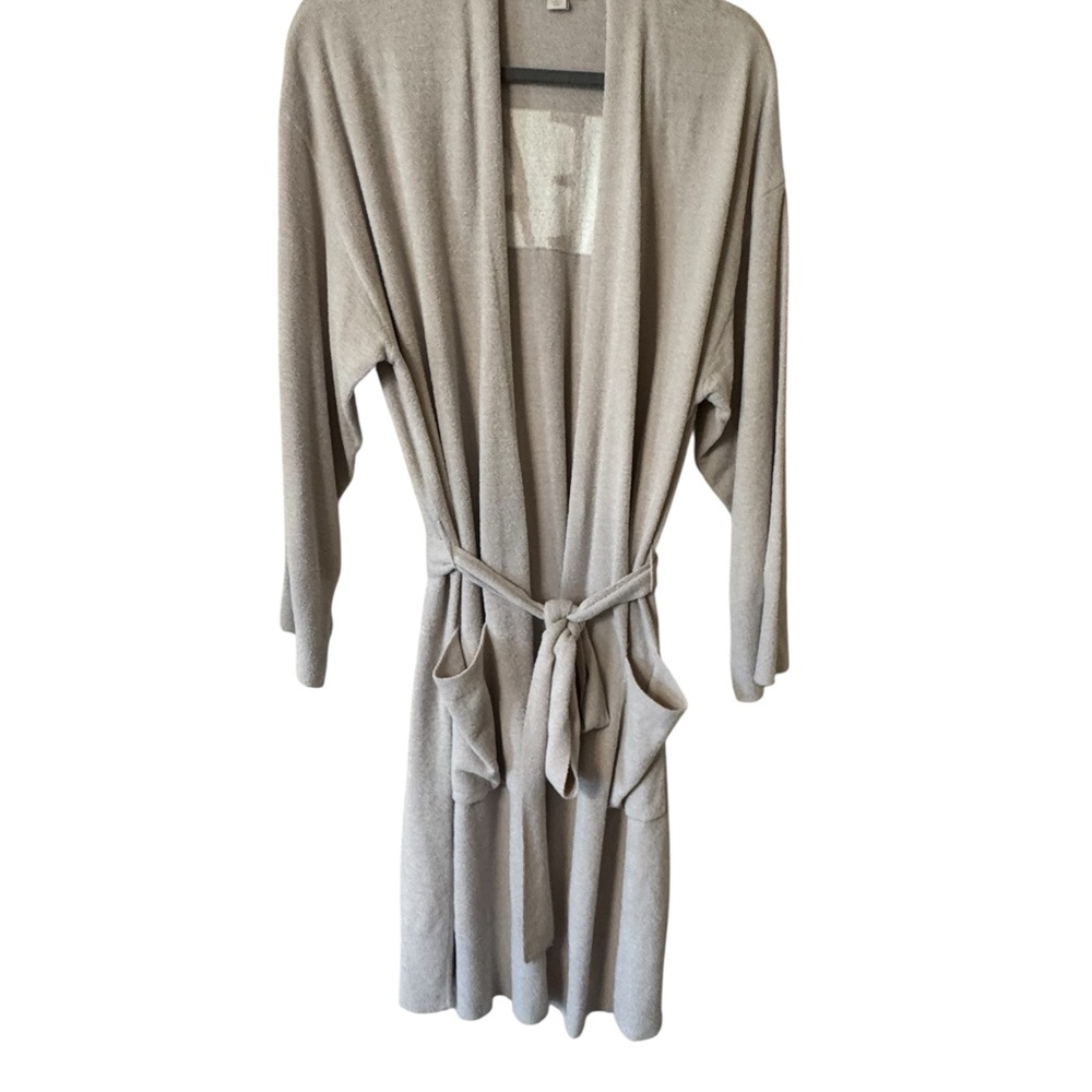Barefoot Dreams CozyChic Ultra Lite Dream Robe NWOT Stone in Lge & 1X - Picture 2 of 4